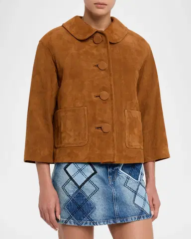 Marc Jacobs Suede Doll Jacket | Thumbnail 3