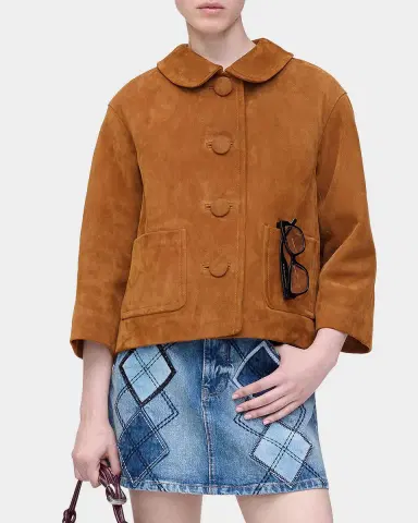 Marc Jacobs Suede Doll Jacket | Thumbnail 7