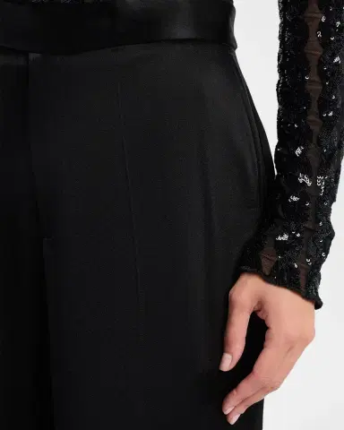 Polo Ralph Lauren Satin Relaxed Straight Pant | Thumbnail 4 Polo Ralph Lauren Satin Relaxed Straight Pant | Thumbnail 4