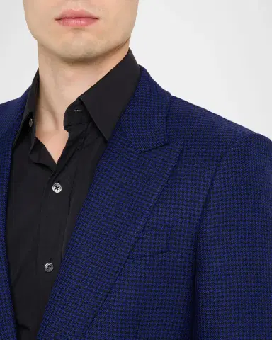Tom Ford Men's Houndstooth Single-Breasted Sport Coat | Thumbnail 5