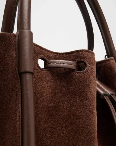 Proenza Schouler Small Ruched Suede Tote Bag | Thumbnail 6