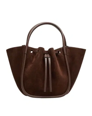 Proenza Schouler Small Ruched Suede Tote Bag | Thumbnail 1