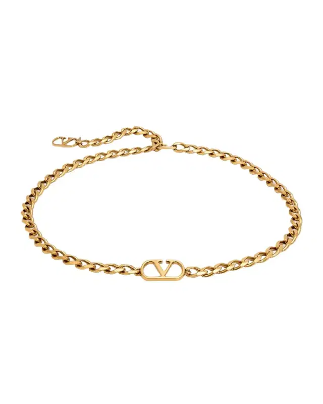 Valentino Garavani VLogo Signature Metal Chain Belt