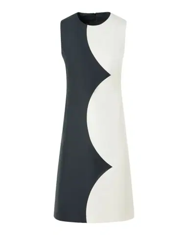 Akris Colorblock Silk Sleeveless Sheath Dress | Thumbnail 1