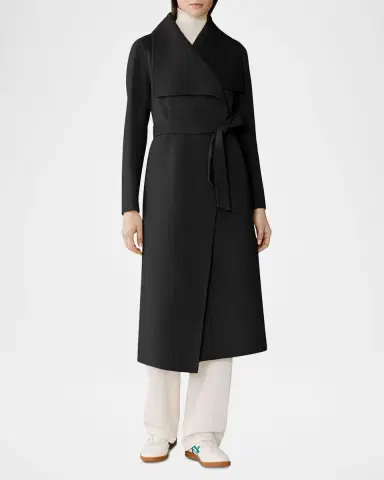 Soia & Kyo Britta-U Wool Wrap Coat | Thumbnail 2