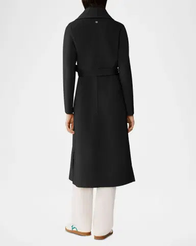 Soia & Kyo Britta-U Wool Wrap Coat | Thumbnail 3