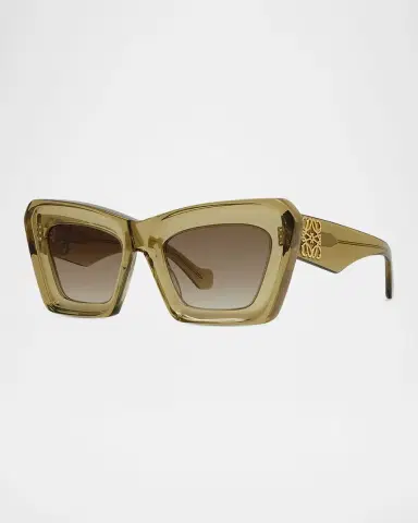 Loewe Anagram 52mm Butterfly Sunglasses | Thumbnail 3
