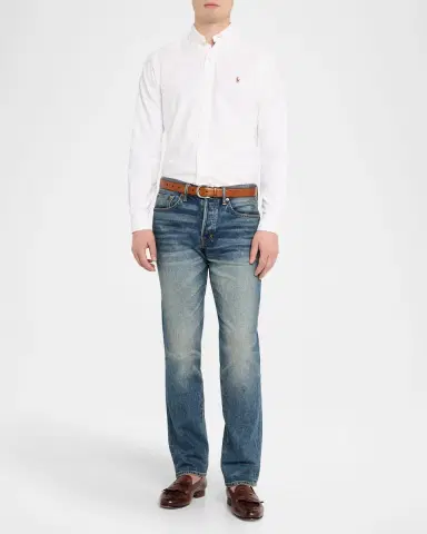 Polo Ralph Lauren Men's Classic-Fit Oxford Button-Down Shirt | Thumbnail 2 Polo Ralph Lauren Men's Classic-Fit Oxford Button-Down Shirt | Thumbnail 2