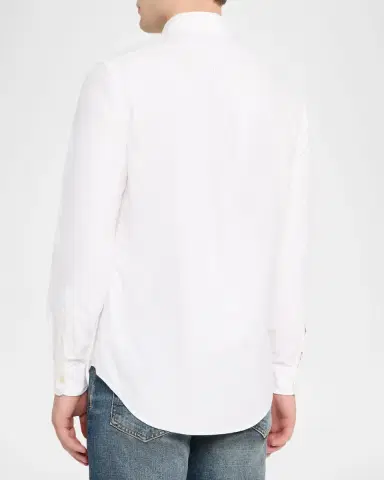 Polo Ralph Lauren Men's Classic-Fit Oxford Button-Down Shirt | Thumbnail 3 Polo Ralph Lauren Men's Classic-Fit Oxford Button-Down Shirt | Thumbnail 3