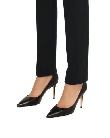 Gianvito Rossi 85mm Gianvito Leather Pointed-Toe Pumps | Thumbnail 1 Gianvito Rossi 85mm Gianvito Leather Pointed-Toe Pumps | Thumbnail 1