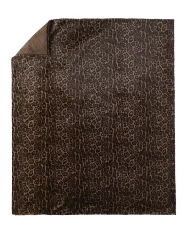 Lyla Grant Leopard-Print Faux Mink Throw, 60" x 72" | Thumbnail 1