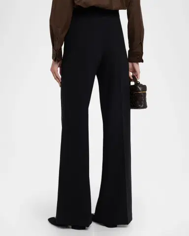 Akris Double-Face Wool Bootcut Trousers | Thumbnail 3