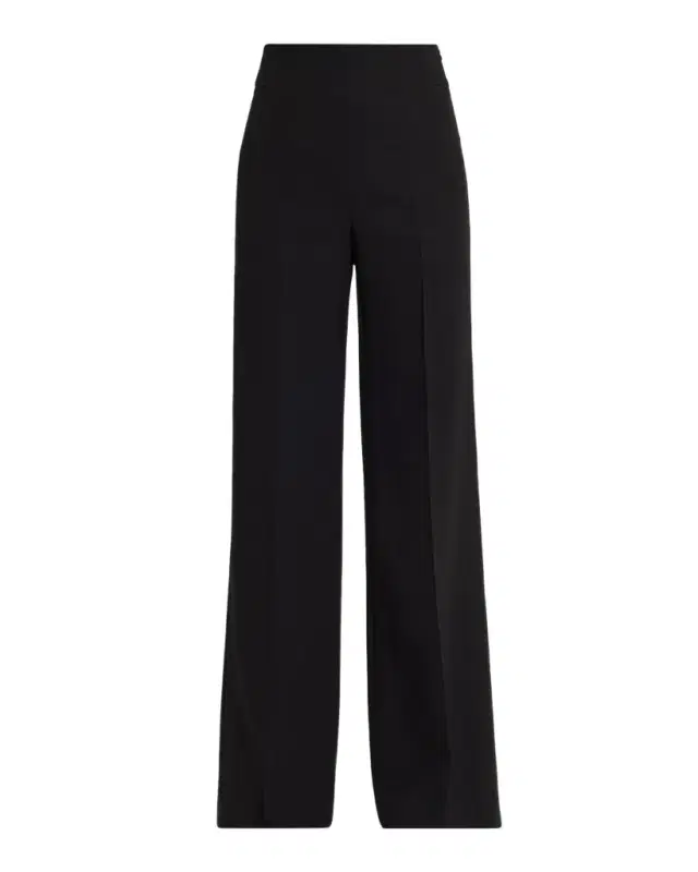 Akris Double-Face Wool Bootcut Trousers