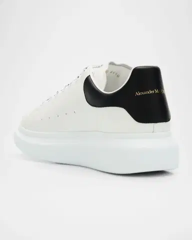 Alexander McQueen Men's Leather Oversized Sneakers | Thumbnail 4