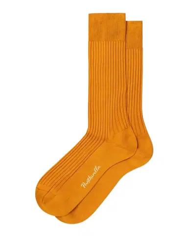Pantherella Men 's Danvers Ribbed Cotton Mid-Calf Socks | Thumbnail 1