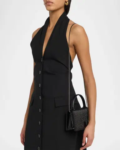 Akris Alice Mini Embellished Satin Top-Handle Bag | Thumbnail 2