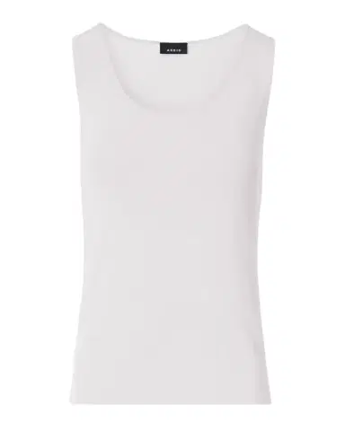 Akris Scoop-Neck Viscose Rib Knit Tank Top | Thumbnail 1 Akris Scoop-Neck Viscose Rib Knit Tank Top | Thumbnail 1