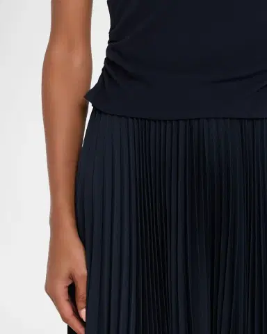 TANYA TAYLOR Carly Sleeveless Pleated Midi Dress | Thumbnail 5 TANYA TAYLOR Carly Sleeveless Pleated Midi Dress | Thumbnail 5