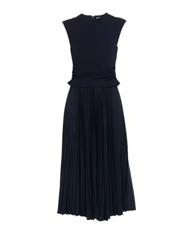 TANYA TAYLOR Carly Sleeveless Pleated Midi Dress | Thumbnail 1 TANYA TAYLOR Carly Sleeveless Pleated Midi Dress | Thumbnail 1