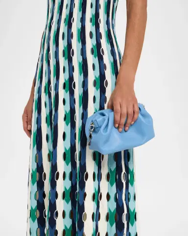 Christian Louboutin Eva Mini Pleated Crossbody Bag in Nappa Leather | Thumbnail 2 Christian Louboutin Eva Mini Pleated Crossbody Bag in Nappa Leather | Thumbnail 2