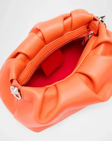 Christian Louboutin Eva Mini Pleated Crossbody Bag in Nappa Leather | Thumbnail 9 Christian Louboutin Eva Mini Pleated Crossbody Bag in Nappa Leather | Thumbnail 9