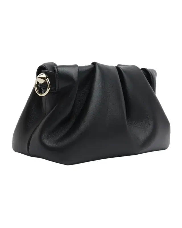 Christian Louboutin Eva Mini Pleated Crossbody Bag in Nappa Leather