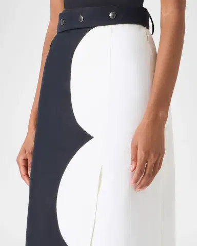 Akris Colorblock Double-Face Midi Pencil Skirt | Thumbnail 5 Akris Colorblock Double-Face Midi Pencil Skirt | Thumbnail 5