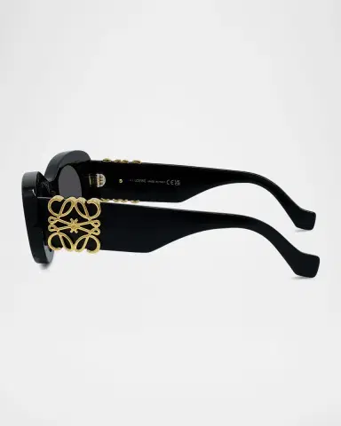 Loewe Anagram 49mm Oval Sunglasses | Thumbnail 4 Loewe Anagram 49mm Oval Sunglasses | Thumbnail 4