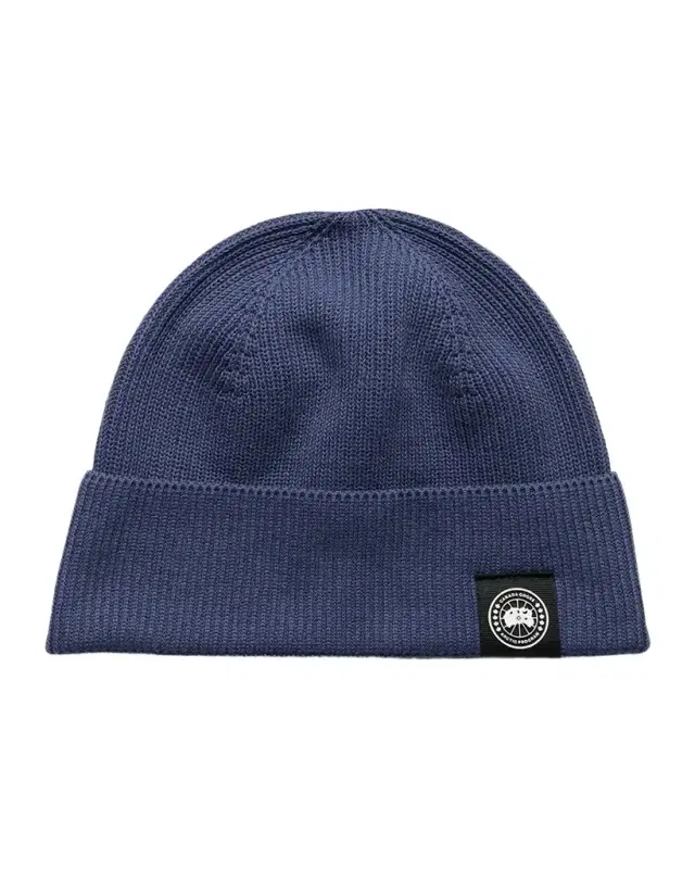 Canada Goose Men 's Rib-Knit Cotton Beanie