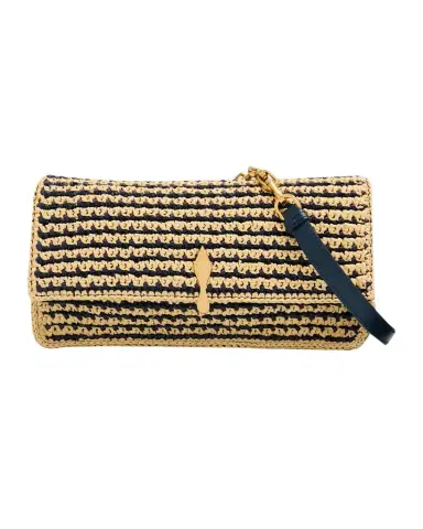 Christian Louboutin Bettina Crossbody Bag in Striped Crochet Raffia | Thumbnail 1 Christian Louboutin Bettina Crossbody Bag in Striped Crochet Raffia | Thumbnail 1