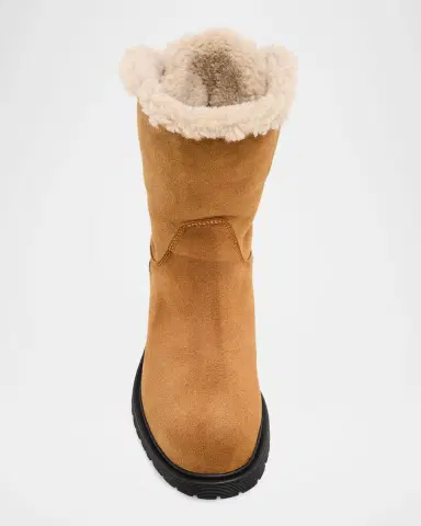 La Canadienne Hadley Shearling-Lined Suede Boots | Thumbnail 4