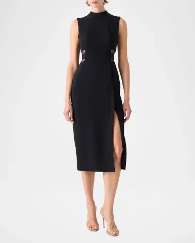 Akris Double-Face Illusion Midi Sheath Dress | Thumbnail 2 Akris Double-Face Illusion Midi Sheath Dress | Thumbnail 2
