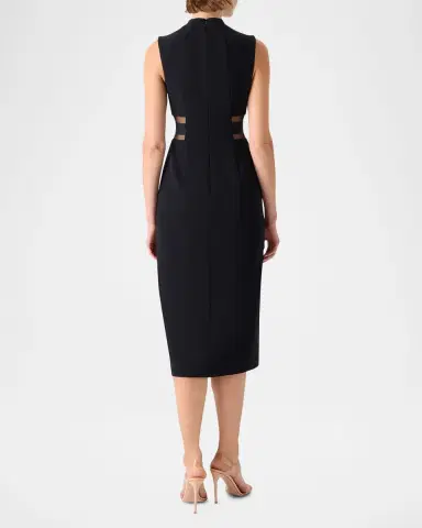 Akris Double-Face Illusion Midi Sheath Dress | Thumbnail 3 Akris Double-Face Illusion Midi Sheath Dress | Thumbnail 3