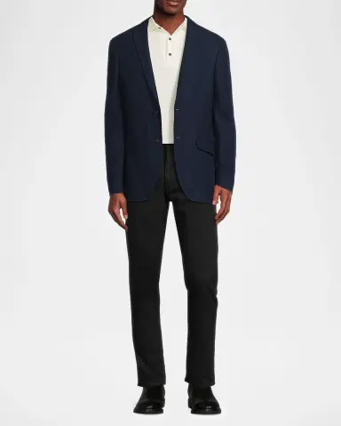 Etro Men 's Basic Textured Blazer | Thumbnail 2