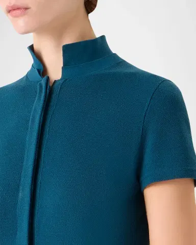 Akris Cotton Pique Short-Sleeve Polo Shirt | Thumbnail 5 Akris Cotton Pique Short-Sleeve Polo Shirt | Thumbnail 5