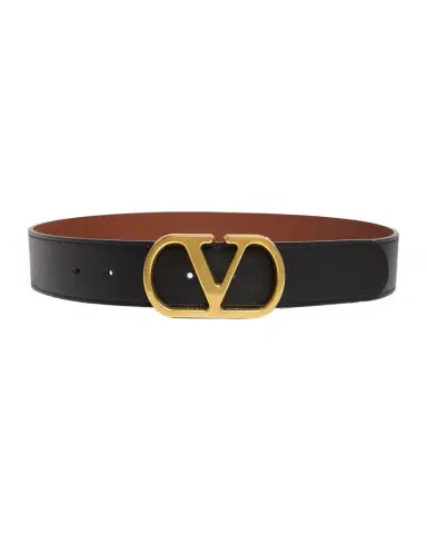 Valentino Garavani VLogo Signature Reversible Leather Belt, 40mm | Thumbnail 1 Valentino Garavani VLogo Signature Reversible Leather Belt, 40mm | Thumbnail 1