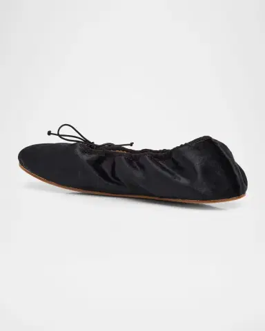 The Row Velvet Ballerina Flats | Thumbnail 2