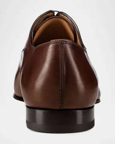 Christian Louboutin Greggo Men's Lace-Up Leather Dress Shoes | Thumbnail 3