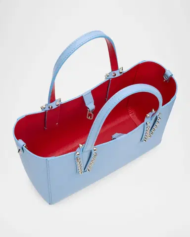 Christian Louboutin Cabata Mini Tote Bag in Leather with Spikes | Thumbnail 4 Christian Louboutin Cabata Mini Tote Bag in Leather with Spikes | Thumbnail 4