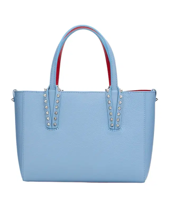 Cabata Mini Tote Bag in Leather with Spikes