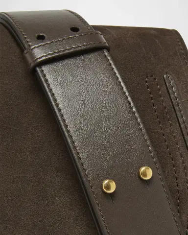 Chloé Marcie Crossbody Bag in Calfskin Suede | Thumbnail 5 Chloé Marcie Crossbody Bag in Calfskin Suede | Thumbnail 5