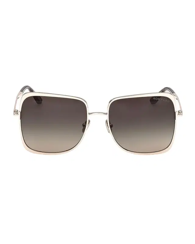 Tom Ford Chloe 52mm Oval Acetate Sunglasses
