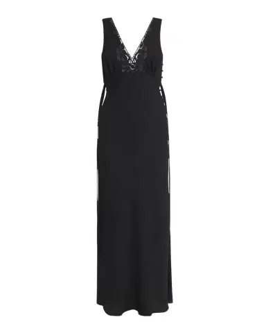 Chloé Silk Jacquard & Lace Sleeveless Column Dress | Thumbnail 1 Chloé Silk Jacquard & Lace Sleeveless Column Dress | Thumbnail 1