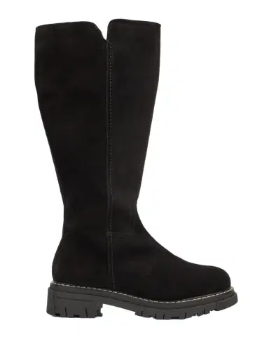 La Canadienne Dimitri Shearling-Lined Waterproof Suede Knee-High Boots | Thumbnail 1