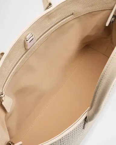 Akris Ai Small Braided Leather Top-Handle Bag | Thumbnail 4
