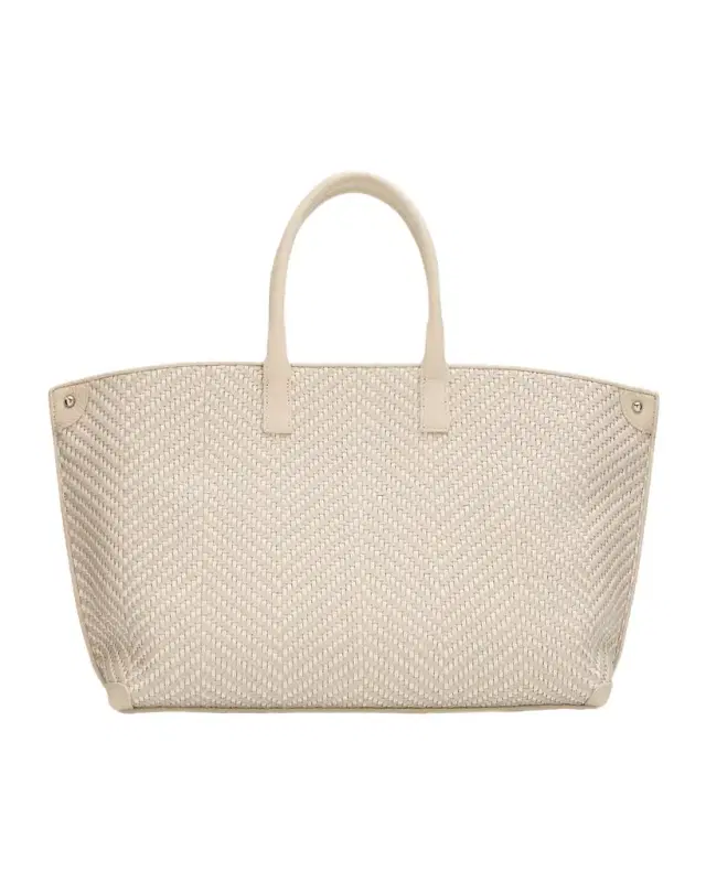 Akris Ai Small Braided Leather Top-Handle Bag