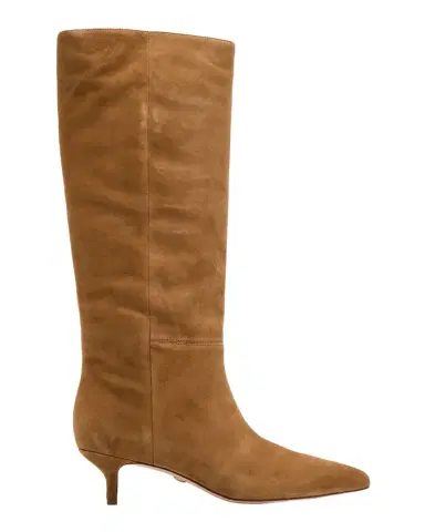 Veronica Beard Lisa Suede Kitten-Heel Knee Boots | Thumbnail 1
