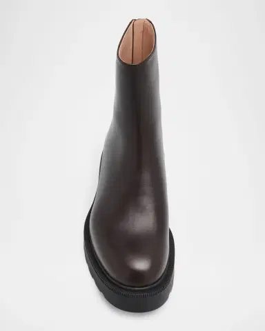 THE ROW Nobilis Leather Ankle Booties | Thumbnail 4 THE ROW Nobilis Leather Ankle Booties | Thumbnail 4