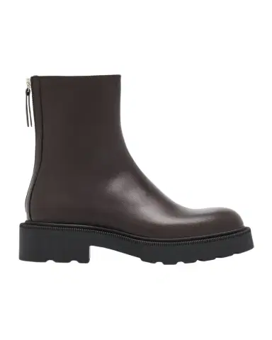 THE ROW Nobilis Leather Ankle Booties | Thumbnail 1 THE ROW Nobilis Leather Ankle Booties | Thumbnail 1