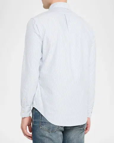 Polo Ralph Lauren Men's Classic-Fit Oxford Button-Down Shirt | Thumbnail 3 Polo Ralph Lauren Men's Classic-Fit Oxford Button-Down Shirt | Thumbnail 3
